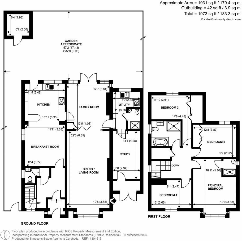 Floorplans For Greenlands Road, Staines-Upon-Thames, Surrey