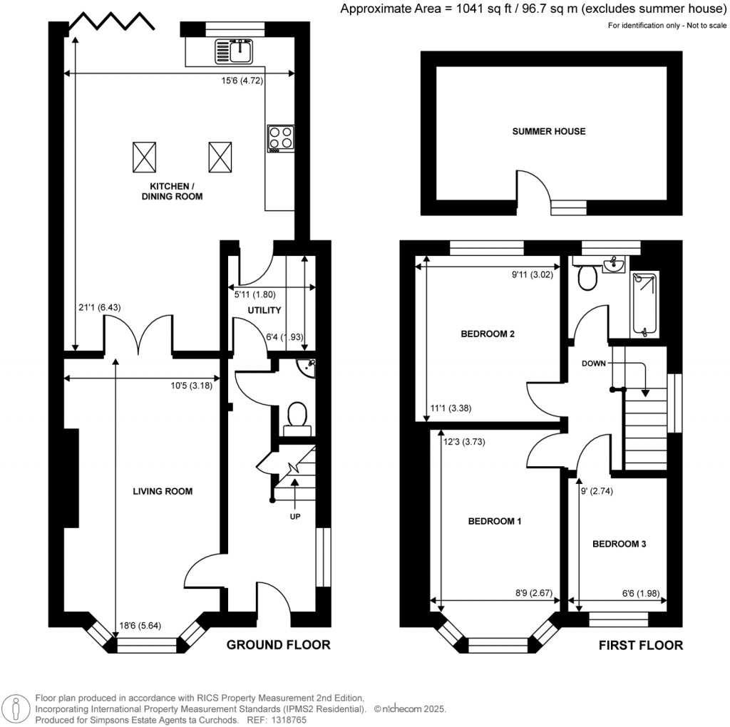Floorplans For Village Way, Ashford, Surrey