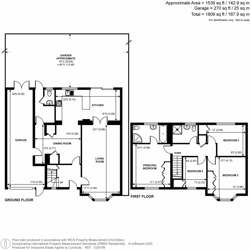 Floorplans For Gaston Bridge Road, Shepperton, Surrey