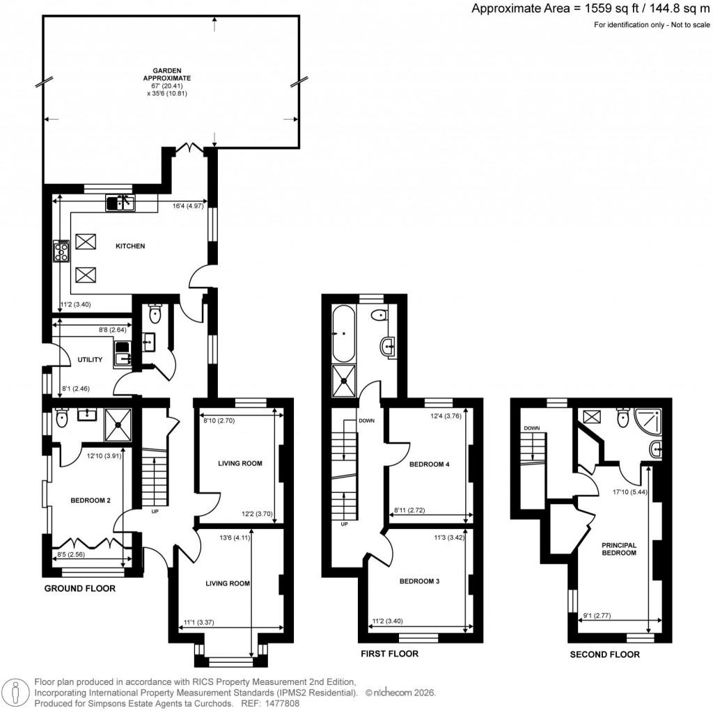 Floorplans For Leacroft Close, Staines-Upon-Thames, Surrey
