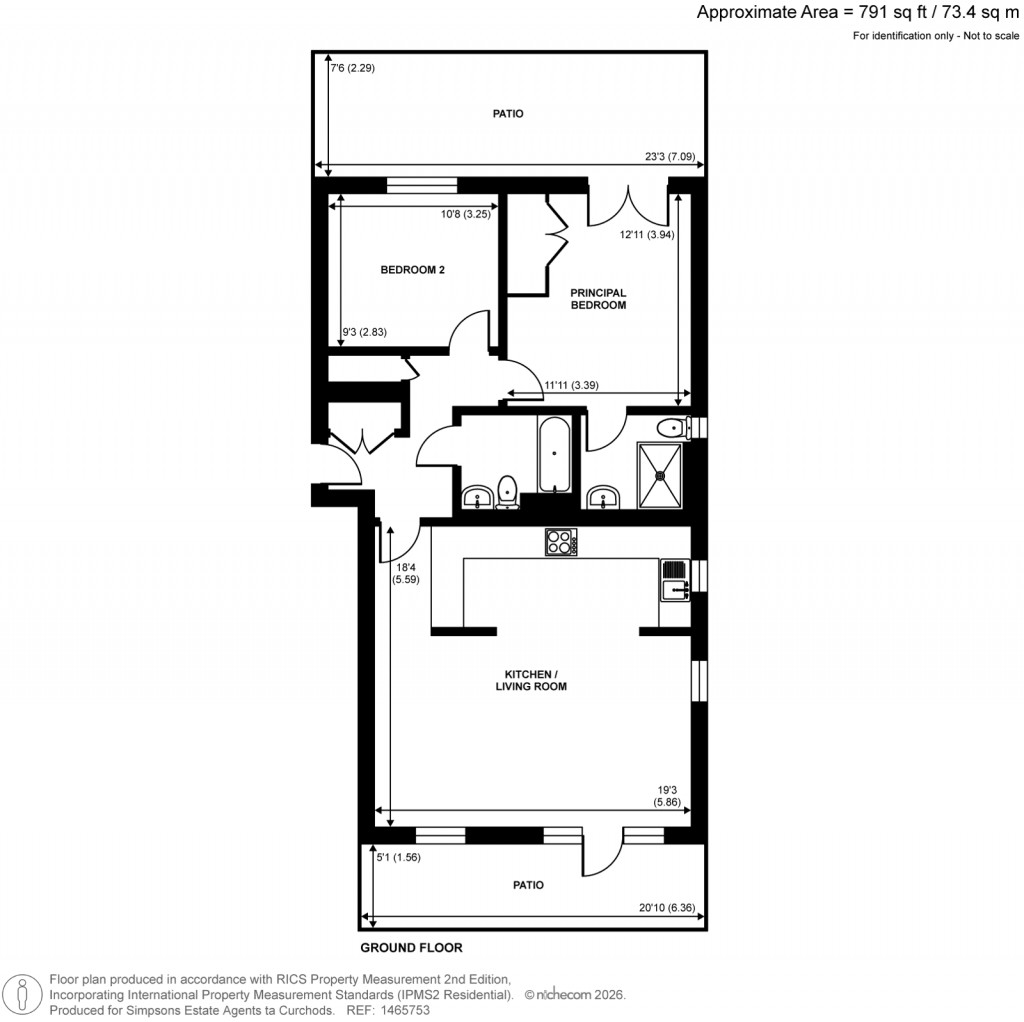Floorplans For Fairwater Drive, Shepperton, Surrey