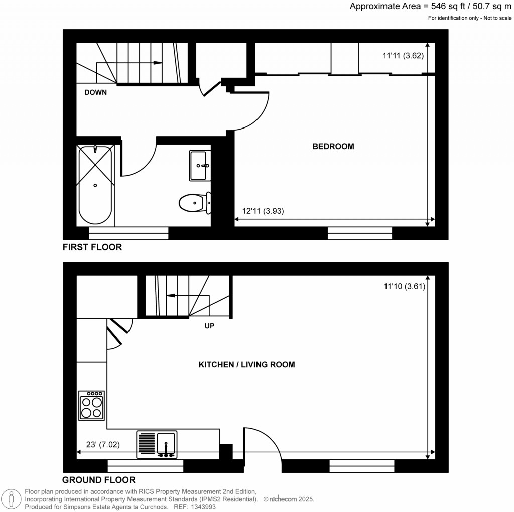 Floorplans For Glebeland Gardens, Shepperton, Surrey