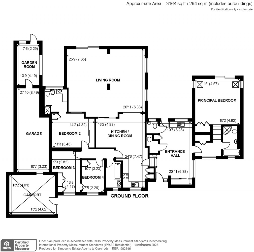 Floorplans For Laleham Reach, Chertsey, Surrey