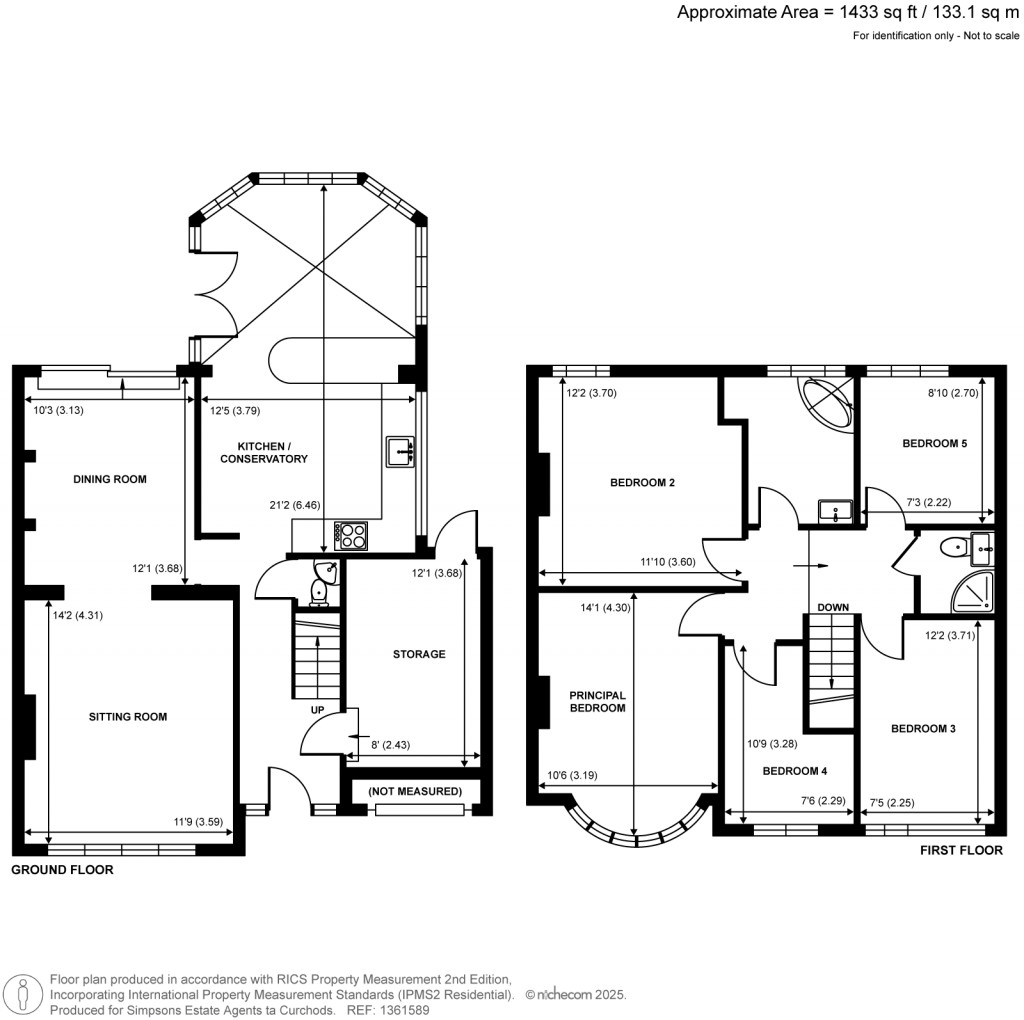 Floorplans For Sidney Road, Walton-On-Thames, Surrey