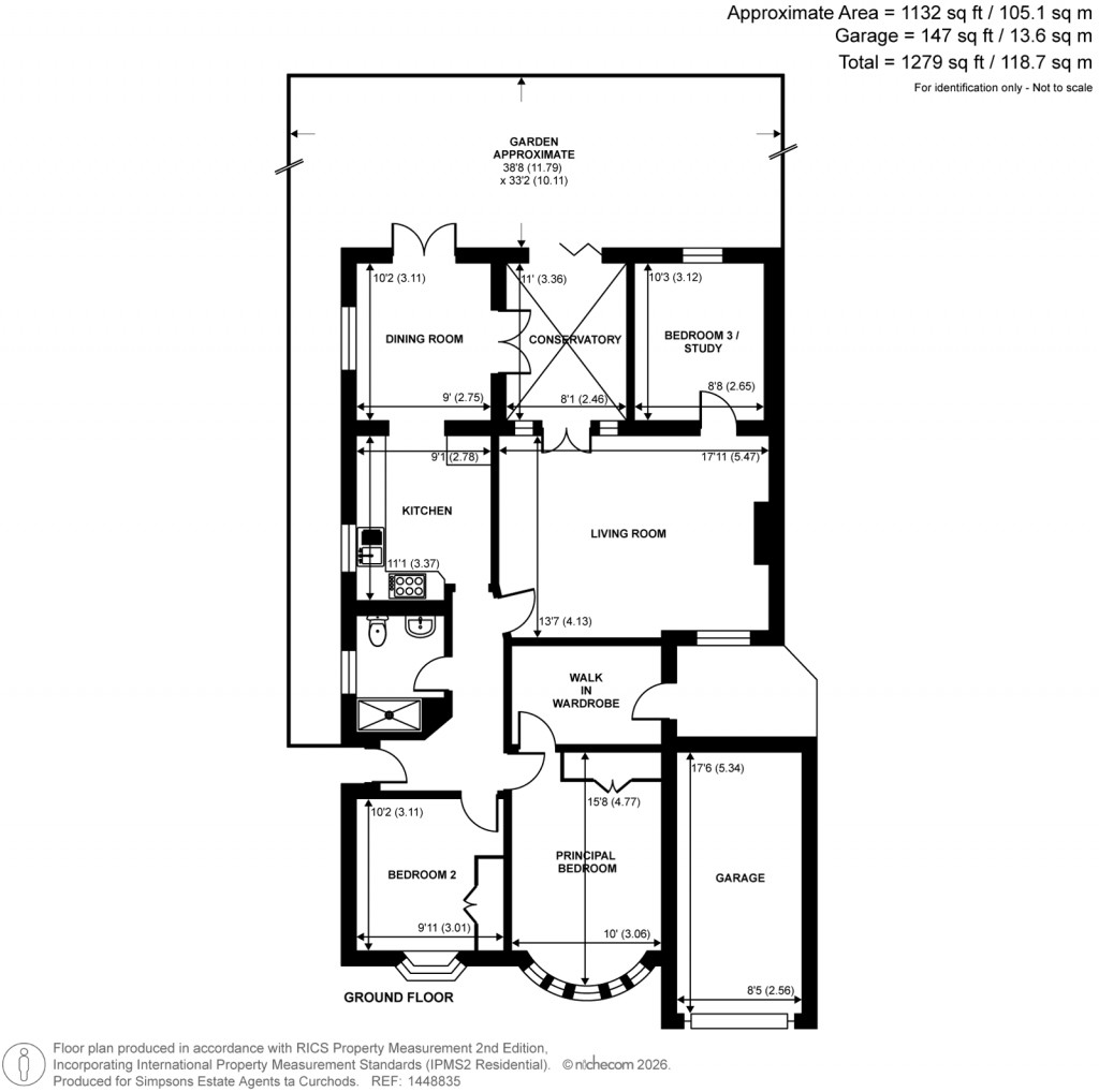 Floorplans For Lois Drive, Shepperton, Surrey