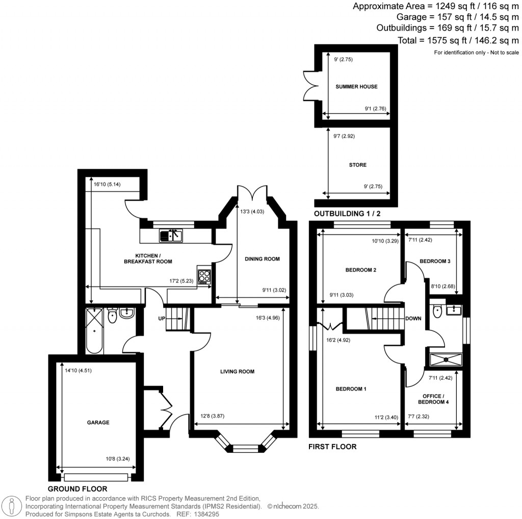 Floorplans For Beecot Lane, Walton-On-Thames, Surrey