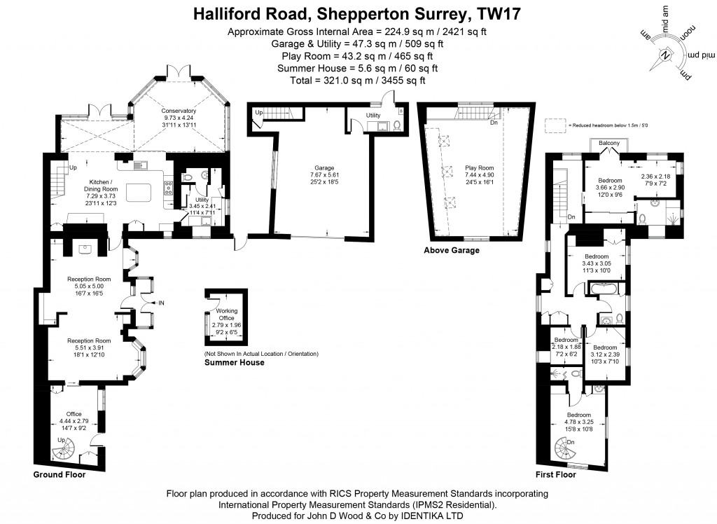 Floorplans For Halliford Road, Shepperton, Surrey