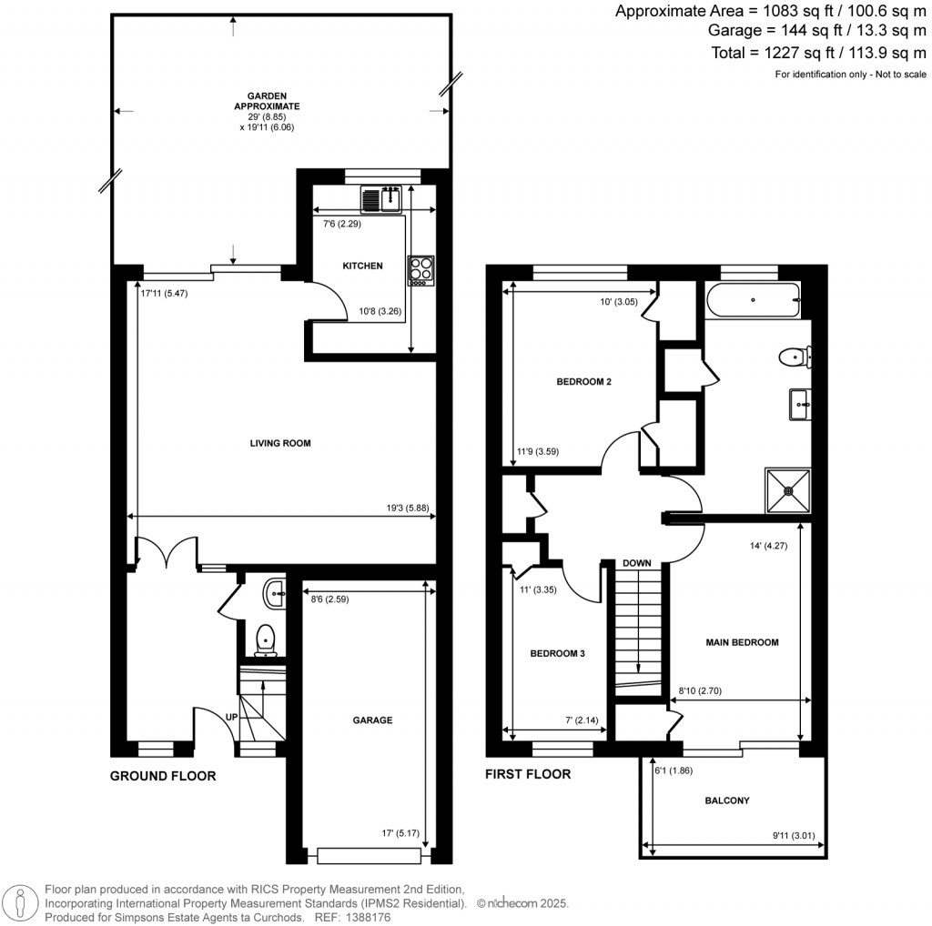 Floorplans For Thamesfield Court, Shepperton, Surrey