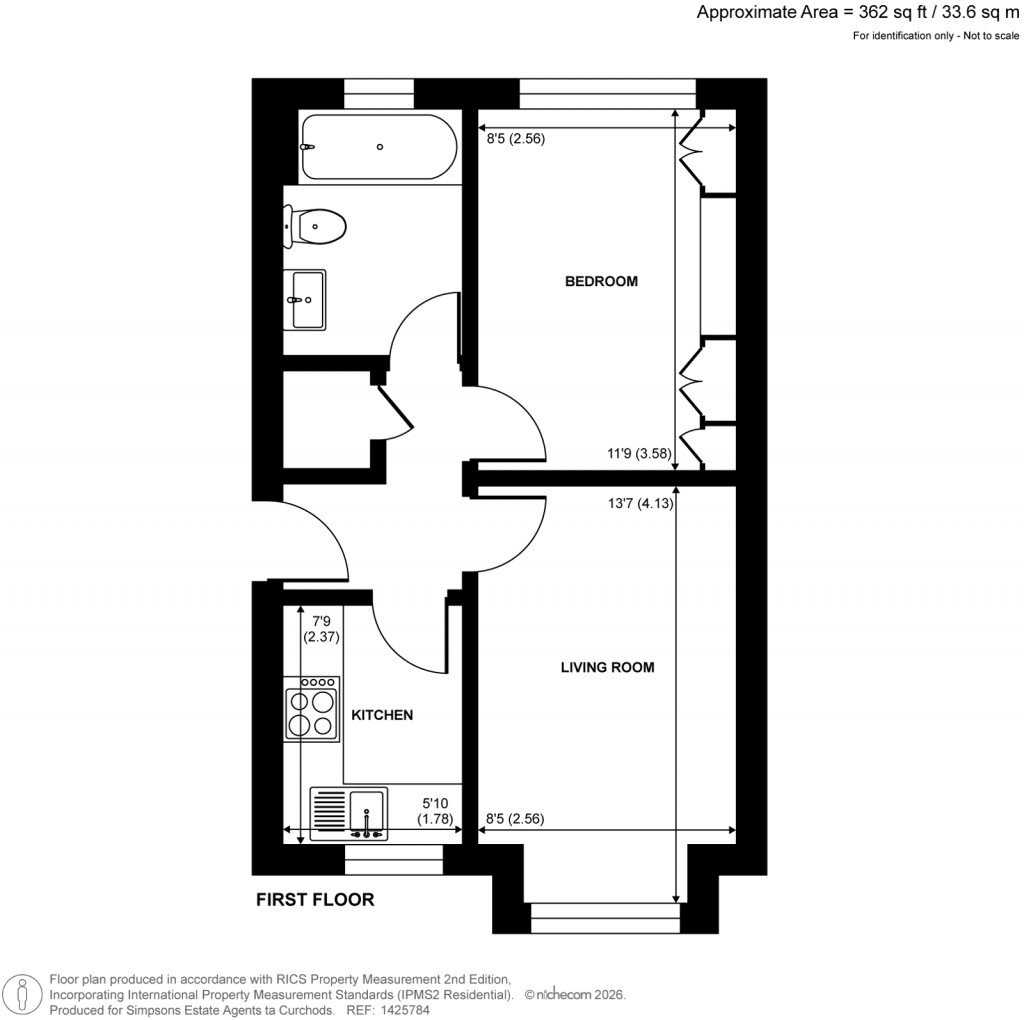 Floorplans For Upper Halliford Road, 179 Upper Halliford Road, Shepperton, Surrey