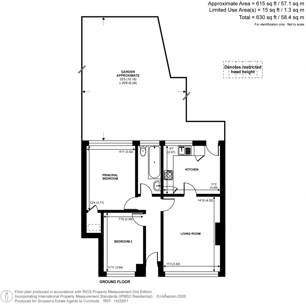 Floorplans For Cliveden Place, Shepperton, Surrey