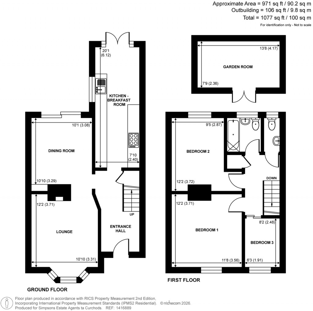 Floorplans For Addlestone, Surrey