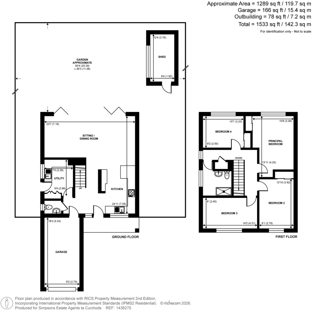 Floorplans For Grange Place, Laleham, Surrey
