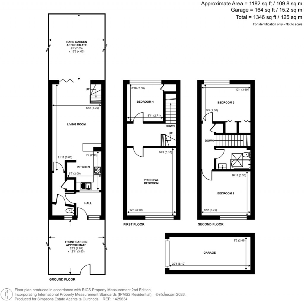 Floorplans For Fordbridge Road, Sunbury-On-Thames, Surrey