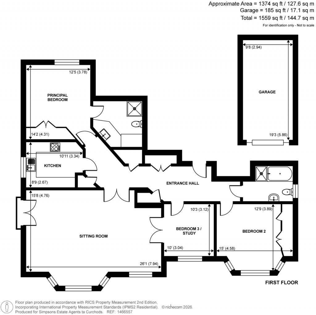 Floorplans For Mayfield Road, 10 Mayfield Road, Weybridge, Surrey