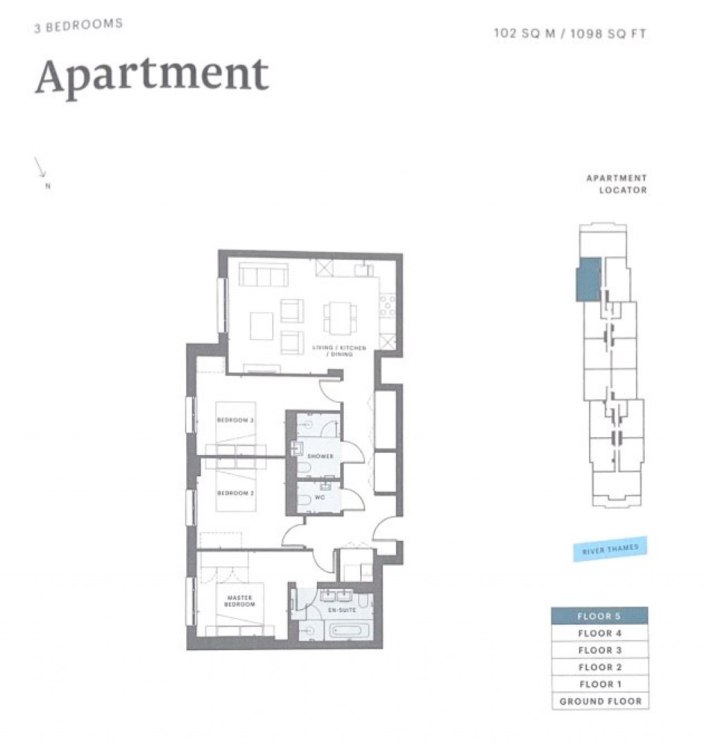 Floorplans For Camera House, Pinewood Gardens, Teddington, TW11
