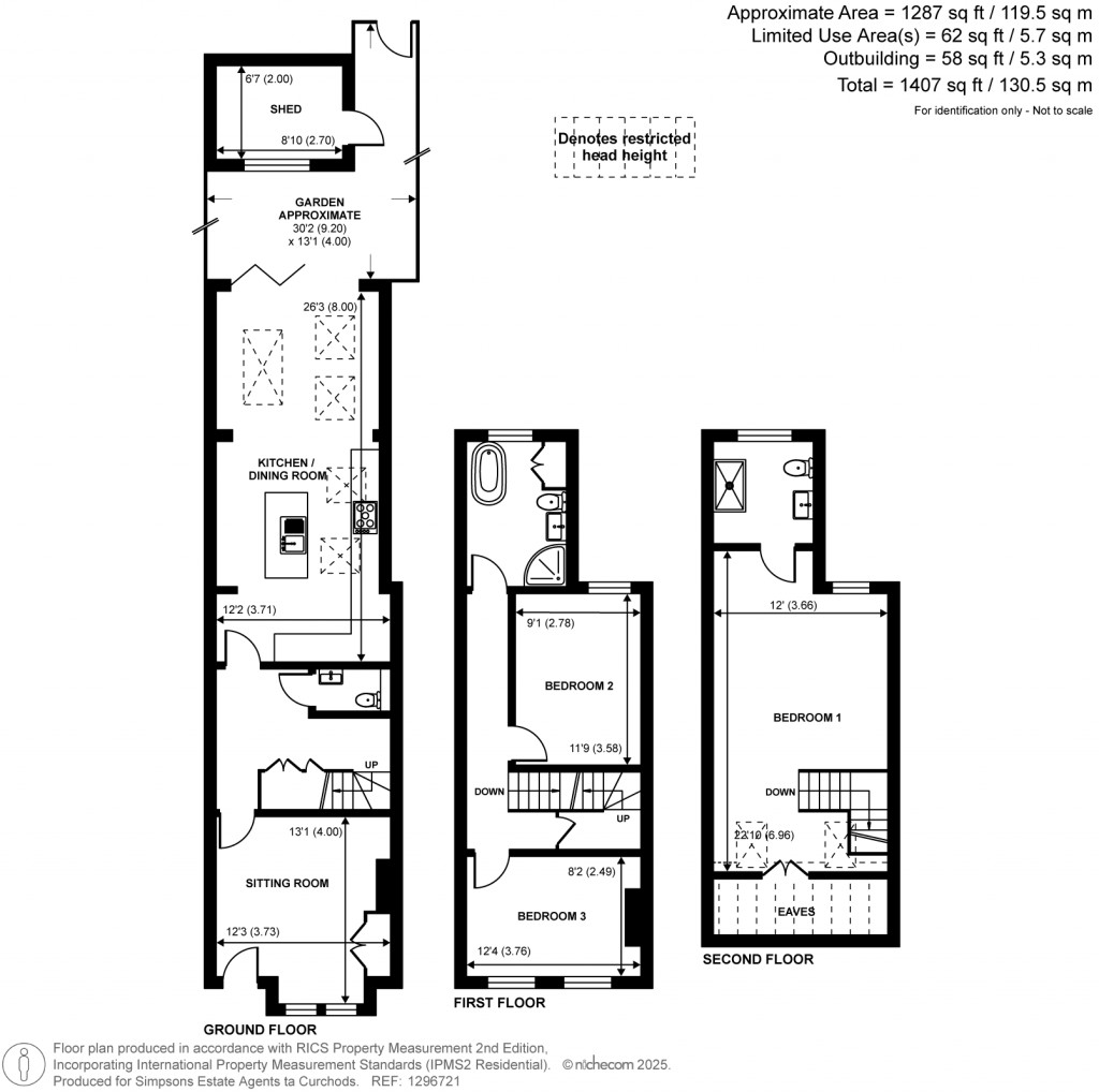 Floorplans For Springfield Road, Teddington