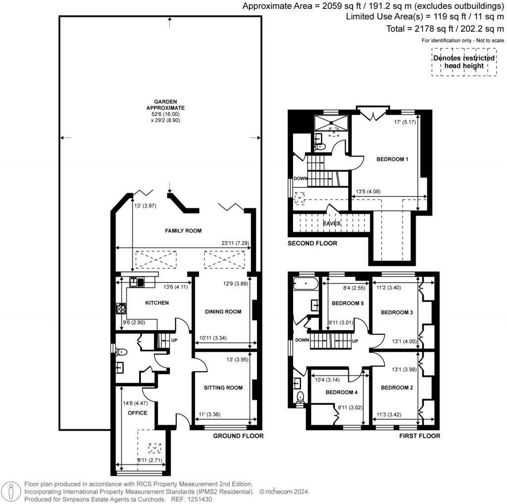Floorplans For Clarence Road, Teddington, TW11