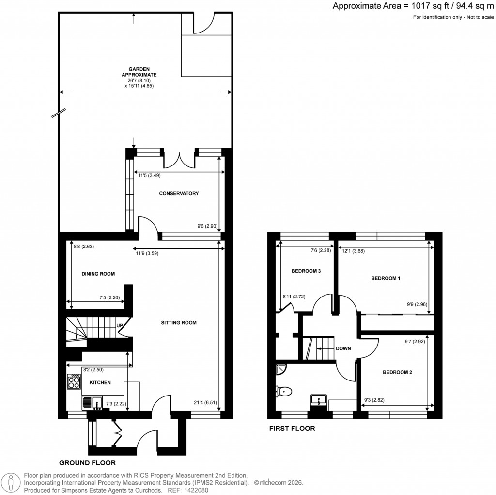 Floorplans For Fieldend, Strawberry Hill
