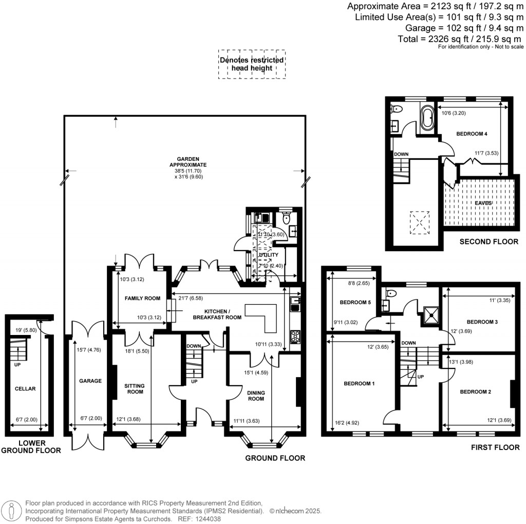 Floorplans For Windsor Road, Teddington, TW11