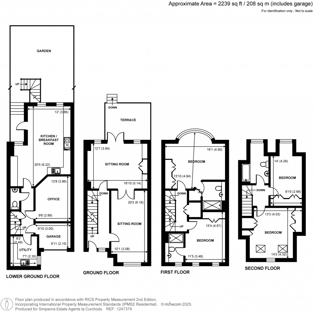 Floorplans For Admiralty Way, Teddington, TW11