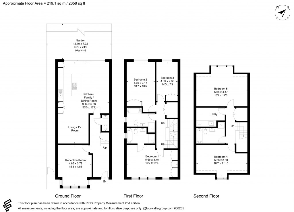Floorplans For Udney Park Road, Teddington, TW11