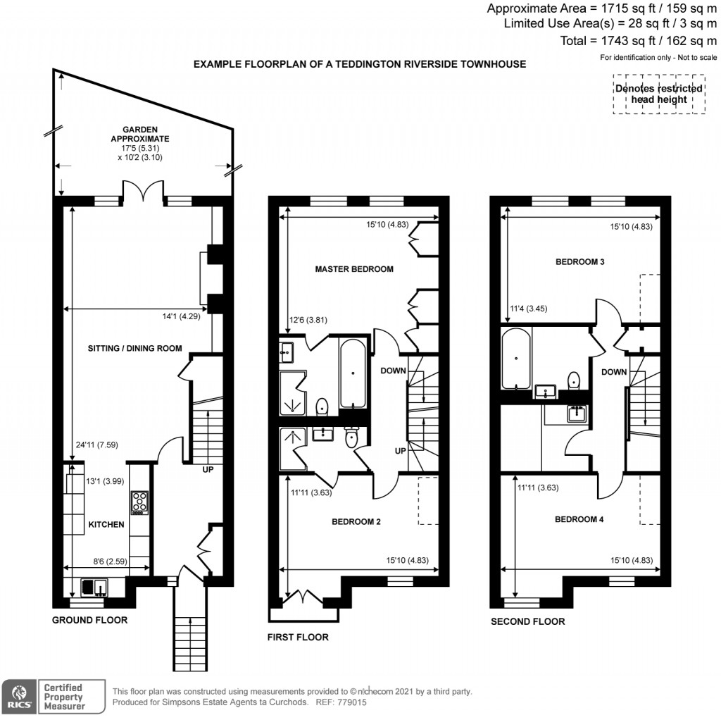Floorplans For Broom Road, Teddington