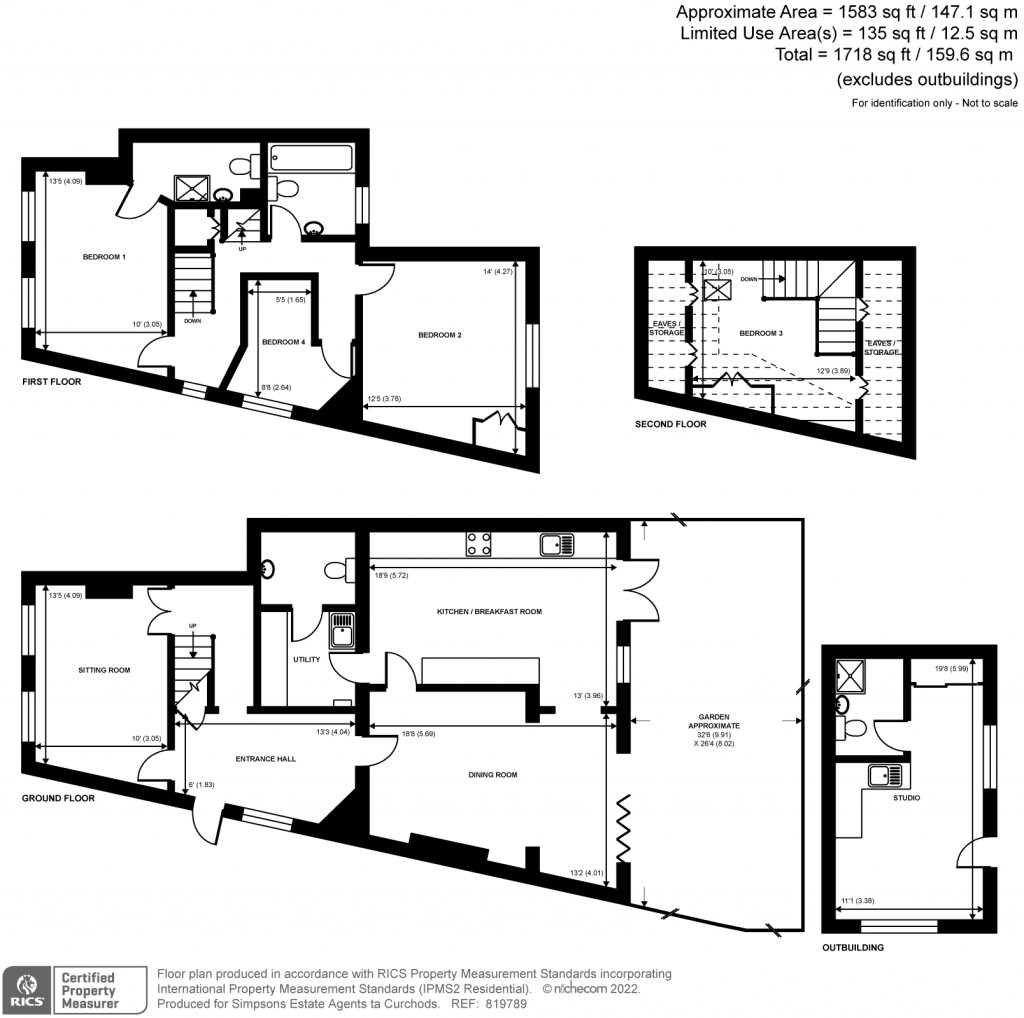 Floorplans For Watts Lane, Teddington, TW11