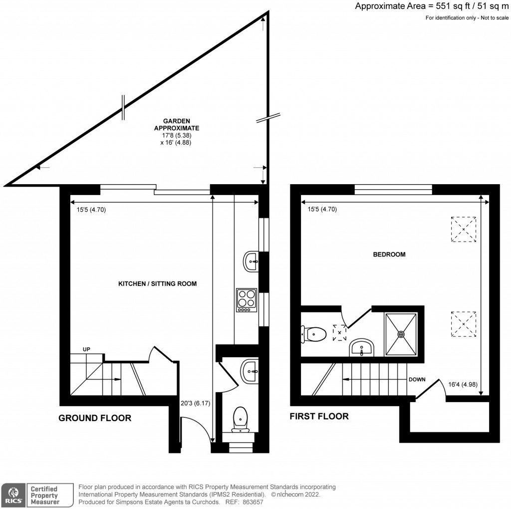 Floorplans For Kingston Lane, Teddington