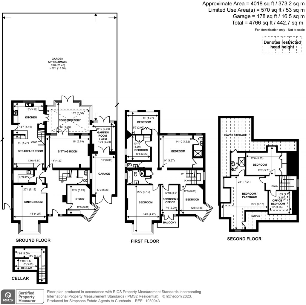 Floorplans For Gloucester Road, Teddington, TW11