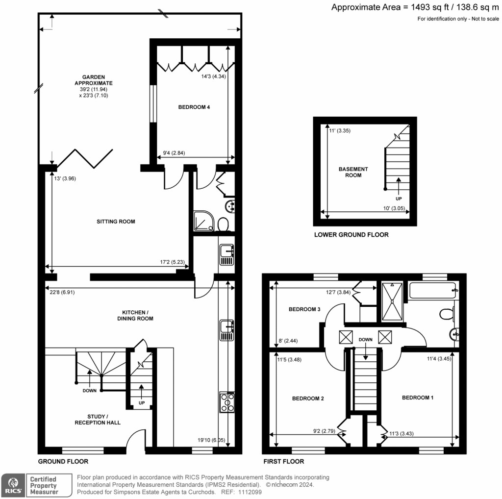 Floorplans For School House Lane, Teddington, TW11