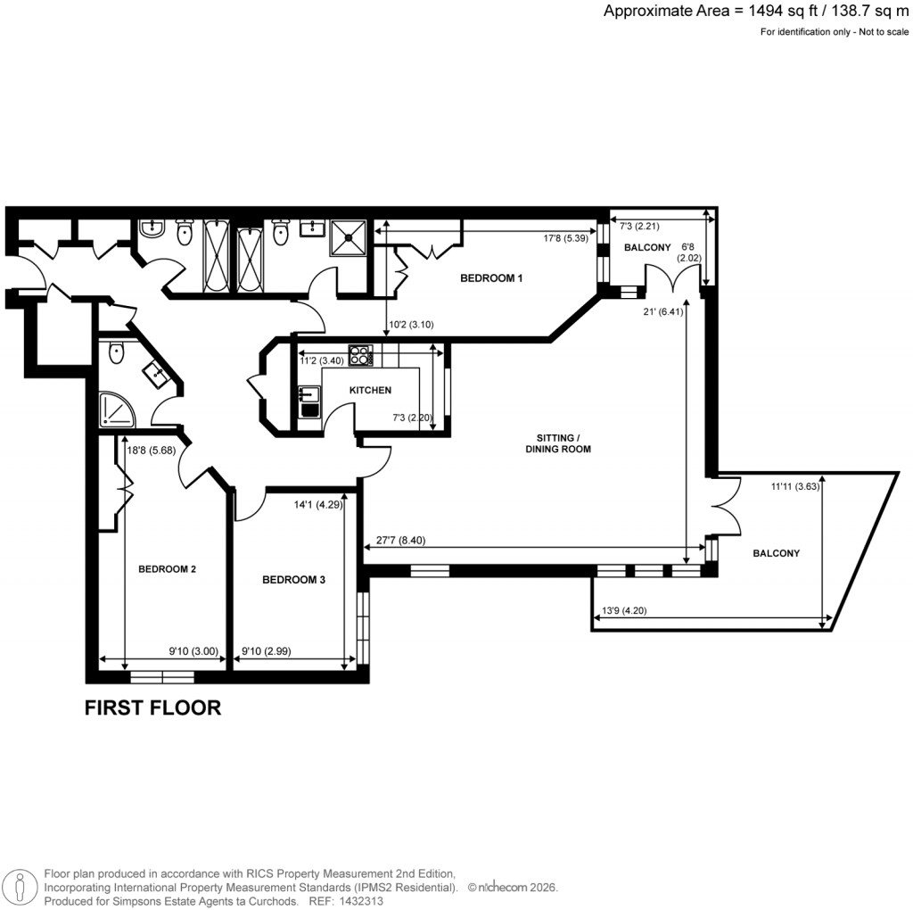Floorplans For Twickenham Road, 32 Twickenham Road, Teddington