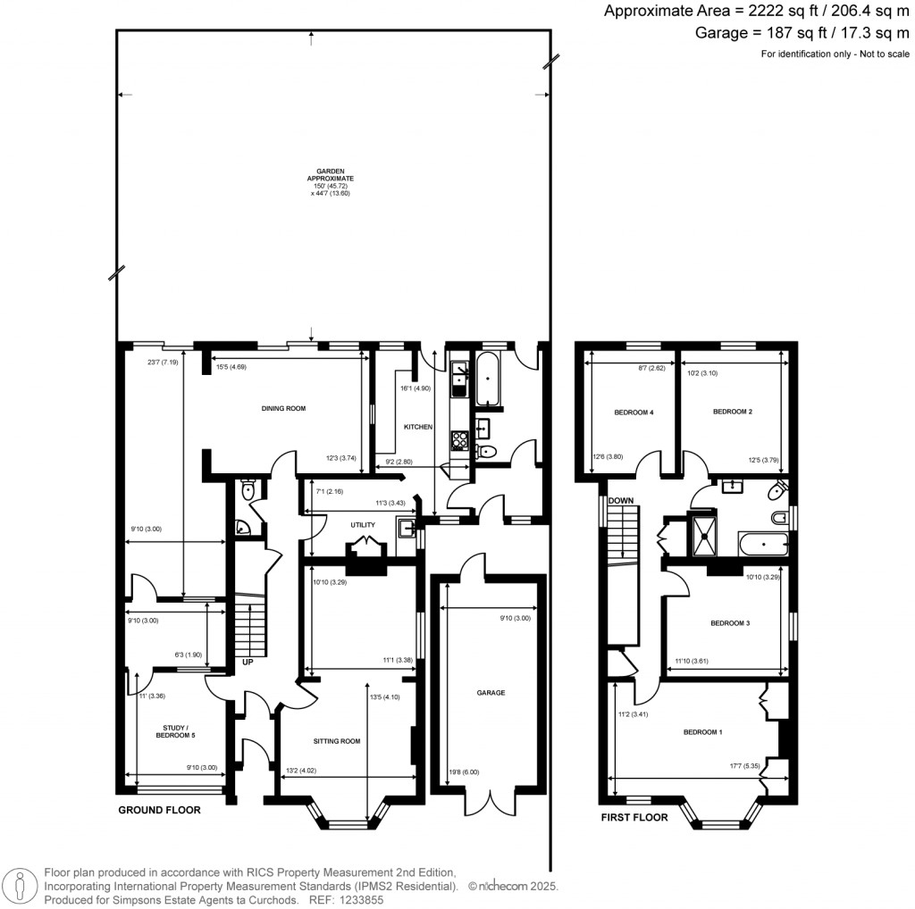Floorplans For Sandy Lane, Teddington, TW11