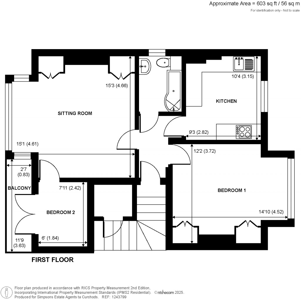 Floorplans For King Edwards Grove, Teddington
