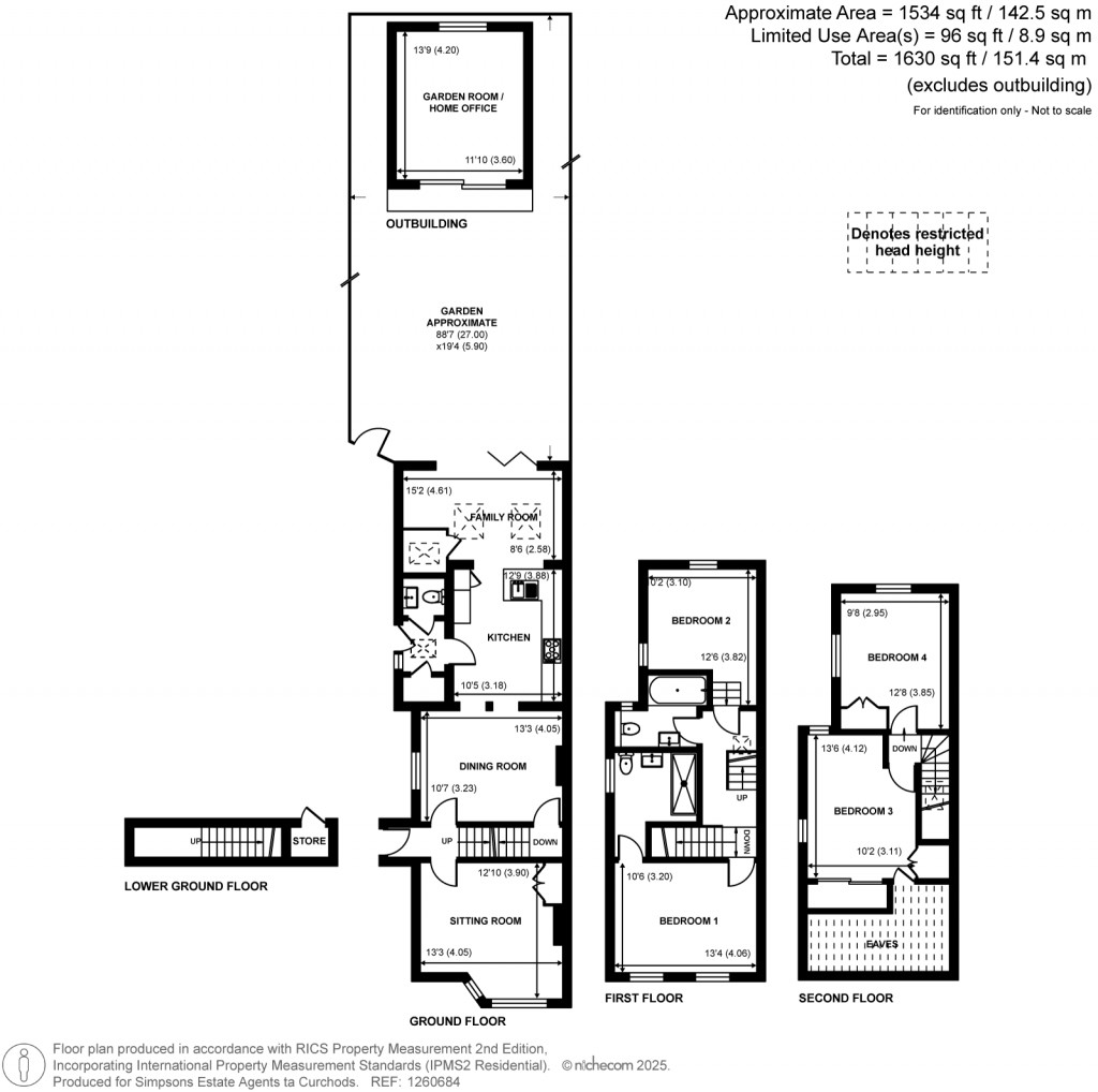 Floorplans For St. Winifreds Road, Teddington