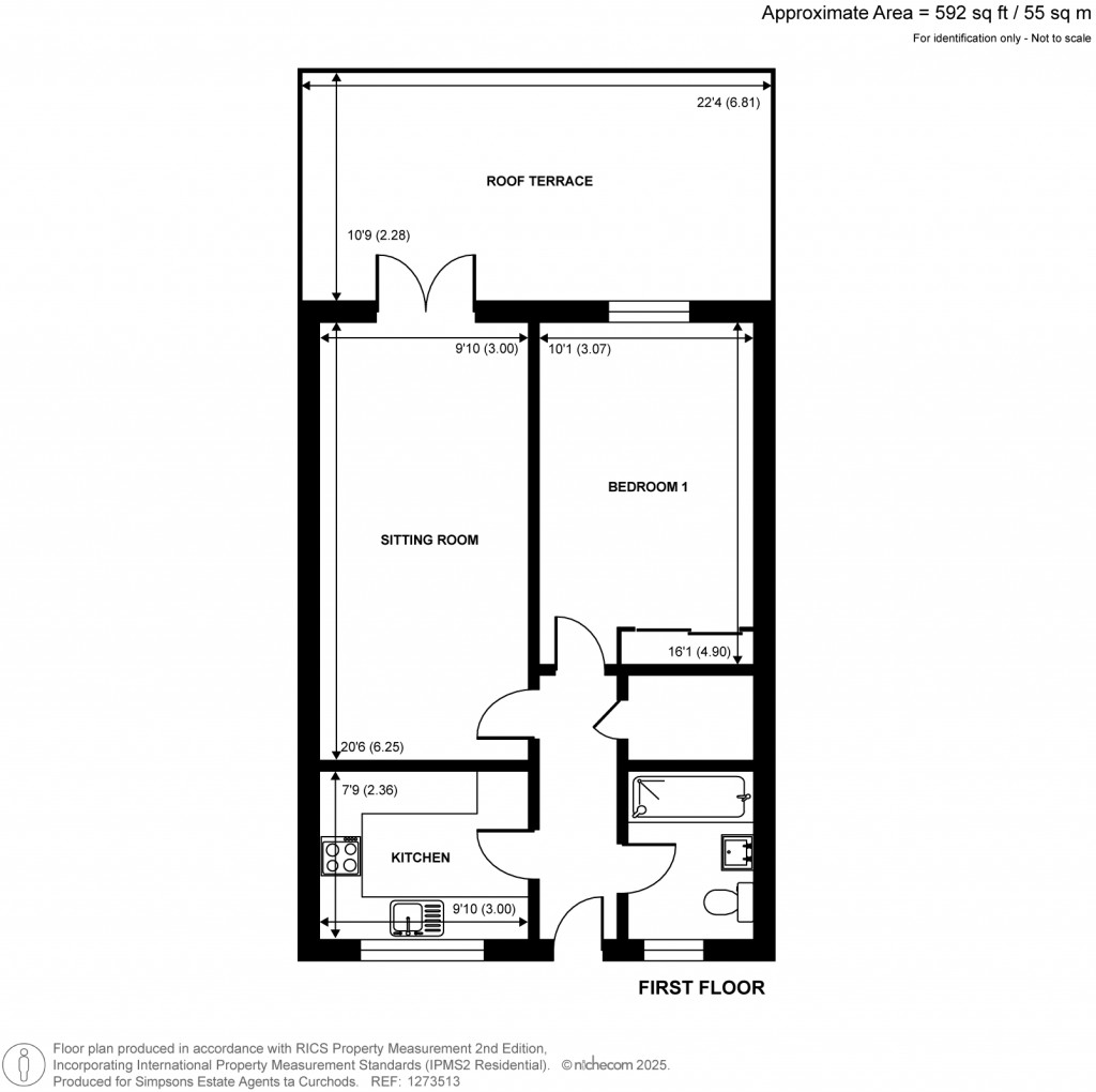 Floorplans For High Street, Teddington