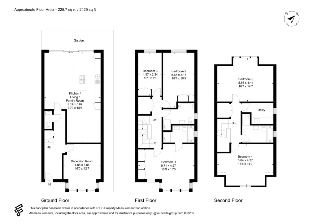 Floorplans For Udney Park Road, Teddington