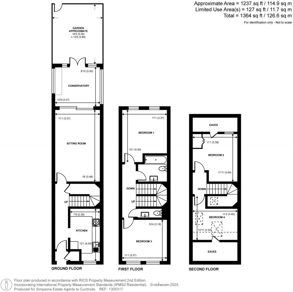 Floorplans For Atbara Road, Teddington