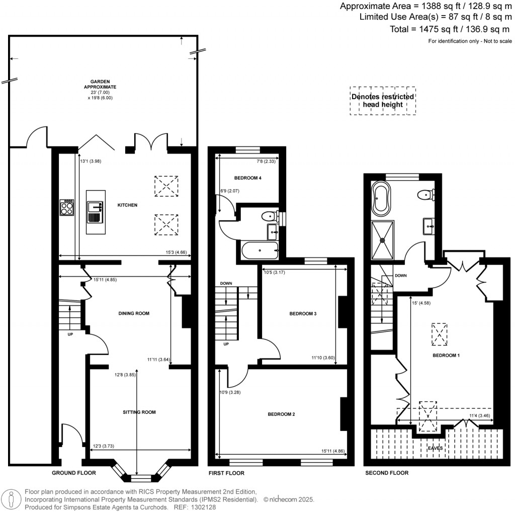 Floorplans For Windsor Road, Teddington