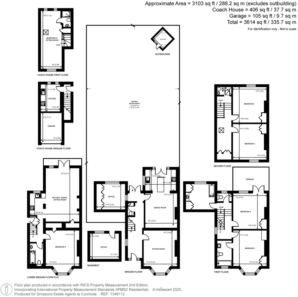 Floorplans For Stanley Road, Teddington