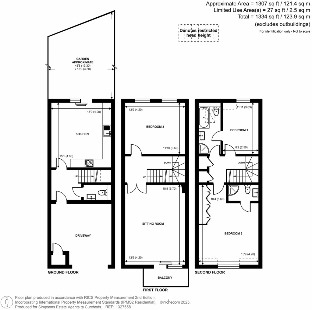 Floorplans For Sandy Lane, Teddington
