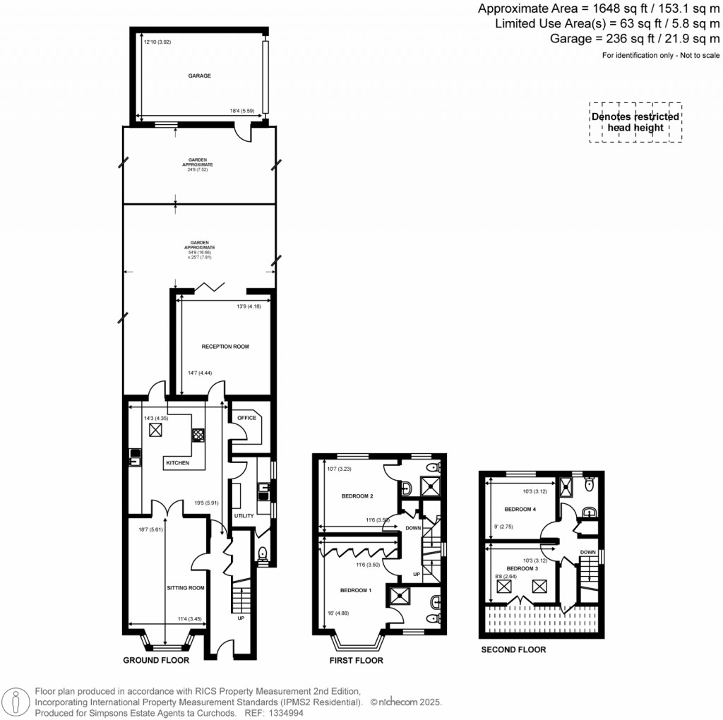 Floorplans For Court Close, Twickenham