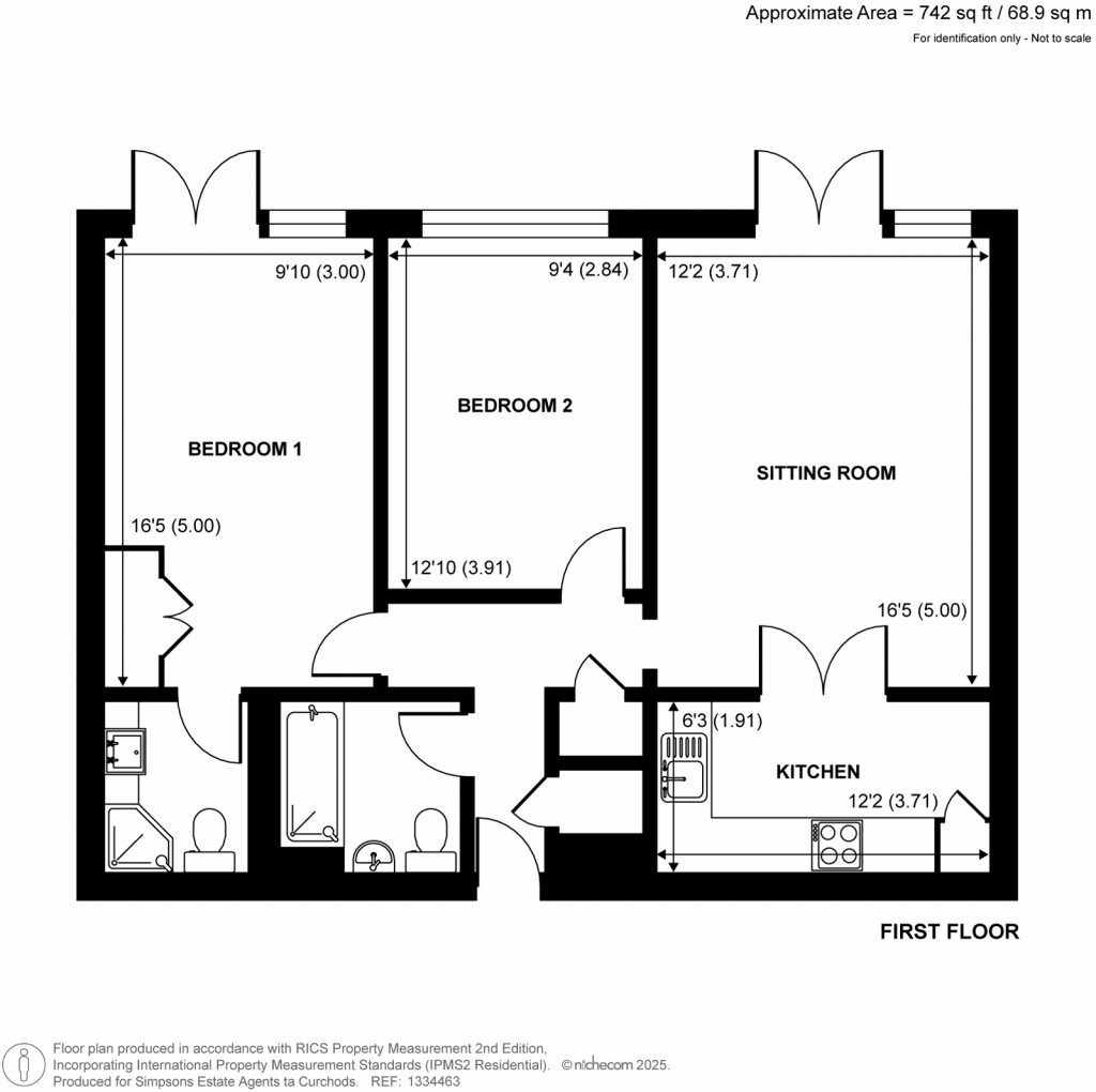 Floorplans For Twickenham Road, Teddington