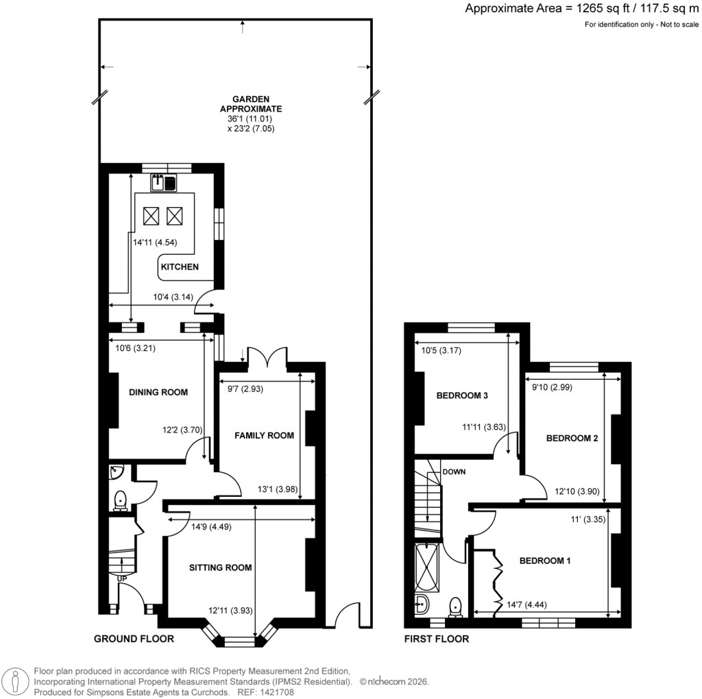 Floorplans For Royal Road, Teddington