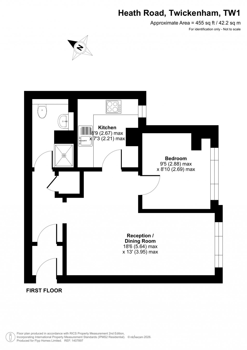 Floorplans For Heath Road, Twickenham