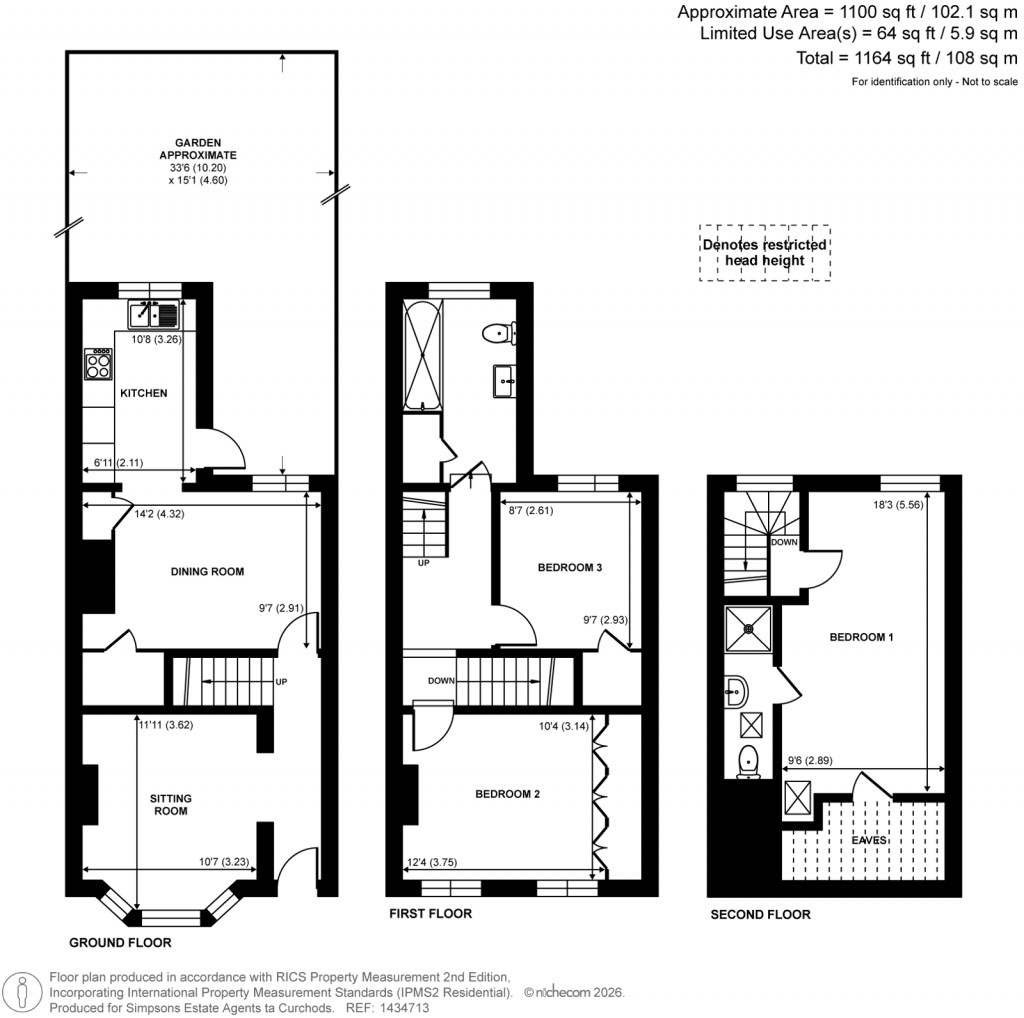 Floorplans For Victor Road, Teddington