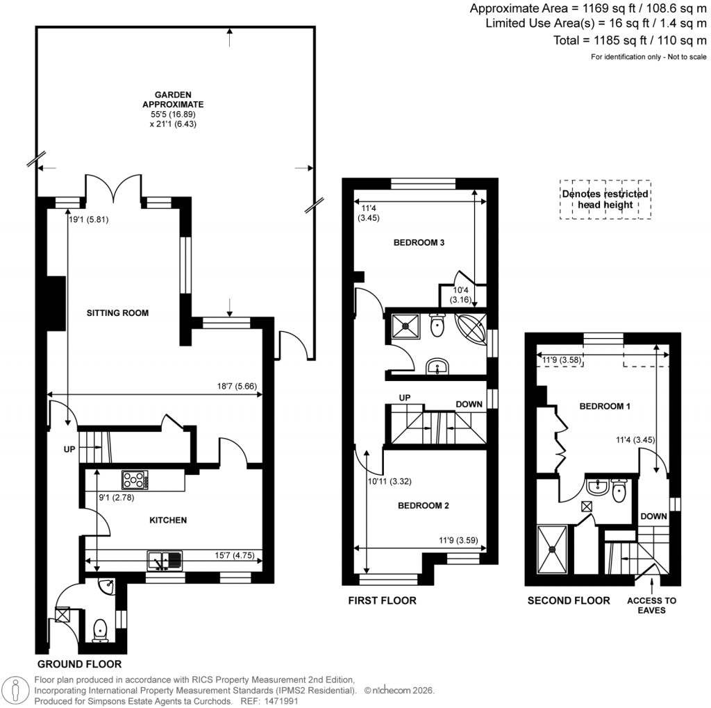 Floorplans For Latimer Road, Teddington