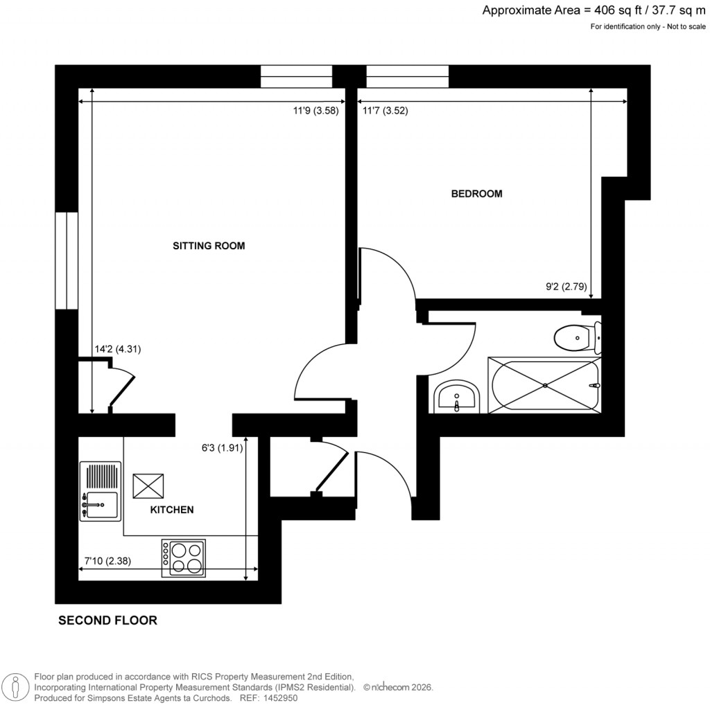 Floorplans For Waldegrave Road, Teddington
