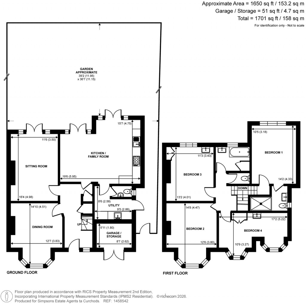 Floorplans For St. Winifreds Road, Teddington