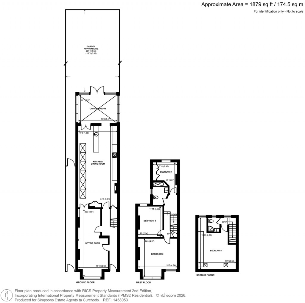 Floorplans For Atbara Road, Teddington