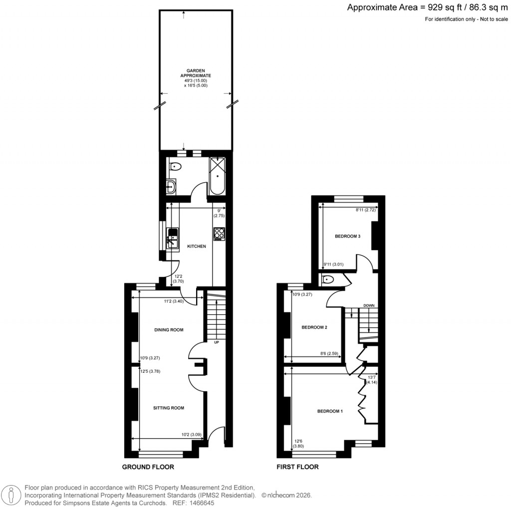 Floorplans For Bushy Park Road, Teddington